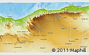 Physical 3D Map of Sanaag