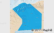 Political Map of Ceerigaabo (Erigavo), lighten