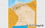 Satellite Map of Ceerigaabo (Erigavo), political outside