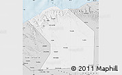 Silver Style Map of Ceerigaabo (Erigavo)