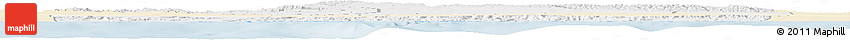 Classic Style Horizon Map of Sanaag, single color outside