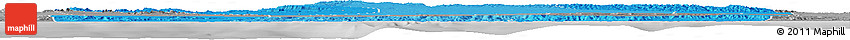 Political Shades Horizon Map of Sanaag, desaturated