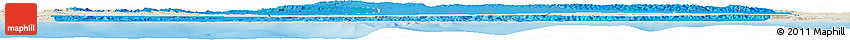 Political Shades Horizon Map of Sanaag, shaded relief outside