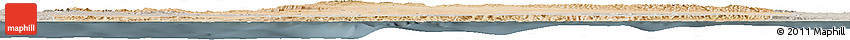 Satellite Horizon Map of Sanaag, semi-desaturated