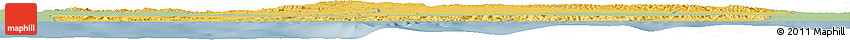 Savanna Style Horizon Map of Sanaag, single color outside