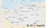 Classic Style Map of Sanaag, single color outside
