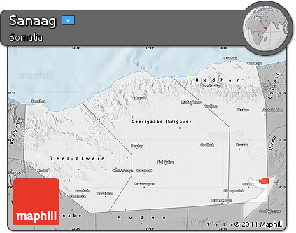 Gray Map of Sanaag