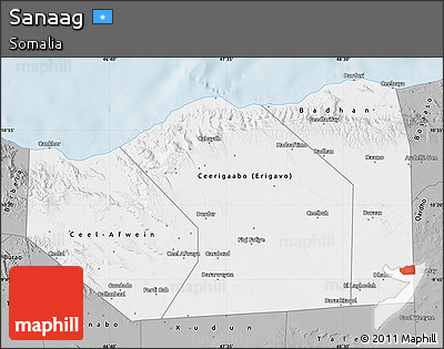 Gray Map of Sanaag