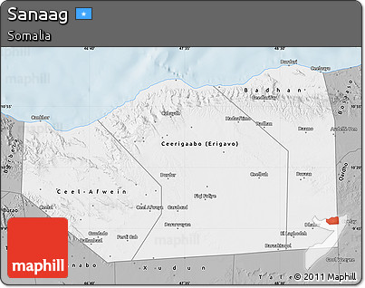 Gray Map of Sanaag