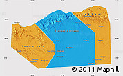 Political Map of Sanaag, cropped outside