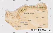 Satellite Map of Sanaag, cropped outside