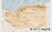 Satellite Map of Sanaag, lighten