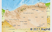 Satellite Map of Sanaag, physical outside