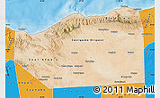 Satellite Map of Sanaag, political outside