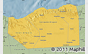 Savanna Style Map of Sanaag
