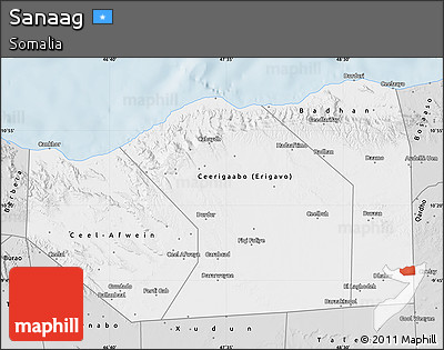 Silver Style Map of Sanaag