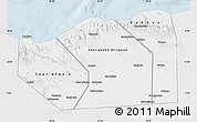 Silver Style Map of Sanaag, single color outside