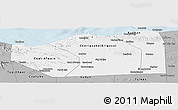 Gray Panoramic Map of Sanaag