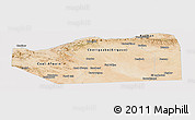 Satellite Panoramic Map of Sanaag, cropped outside