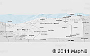 Silver Style Panoramic Map of Sanaag