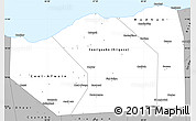 Gray Simple Map of Sanaag