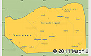 Savanna Style Simple Map of Sanaag, cropped outside