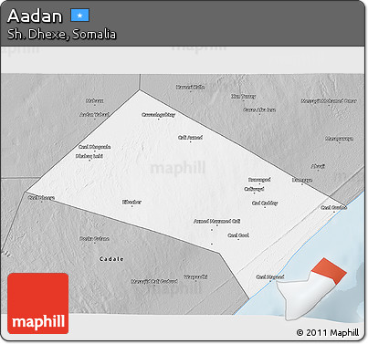 Gray 3D Map of Aadan