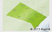 Physical 3D Map of Aadan, lighten