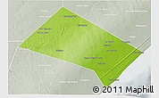 Physical 3D Map of Aadan, lighten, semi-desaturated