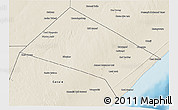 Shaded Relief 3D Map of Aadan