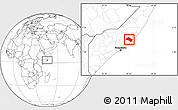 Blank Location Map of Aadan