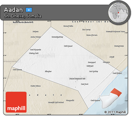 Classic Style Map of Aadan