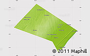 Physical Map of Aadan, cropped outside
