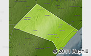 Physical Map of Aadan, darken