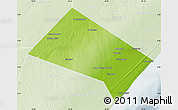 Physical Map of Aadan, lighten