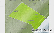 Physical Map of Aadan, semi-desaturated