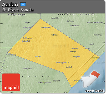 Savanna Style Map of Aadan