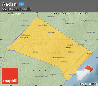 Savanna Style Map of Aadan