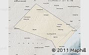 Shaded Relief Map of Aadan, semi-desaturated