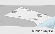Gray Panoramic Map of Aadan, single color outside