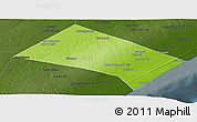 Physical Panoramic Map of Aadan, darken