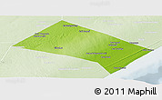 Physical Panoramic Map of Aadan, lighten