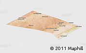 Satellite Panoramic Map of Aadan, cropped outside