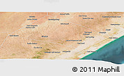 Satellite Panoramic Map of Aadan