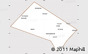 Classic Style Simple Map of Aadan, cropped outside