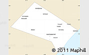 Classic Style Simple Map of Aadan, single color outside