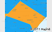 Political Simple Map of Aadan