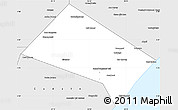 Silver Style Simple Map of Aadan