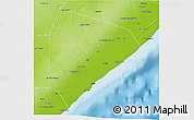 Physical 3D Map of Cadale