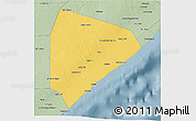 Savanna Style 3D Map of Cadale
